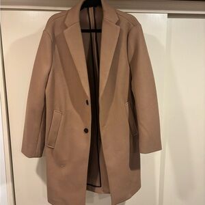 Stylish Tan Overcoat